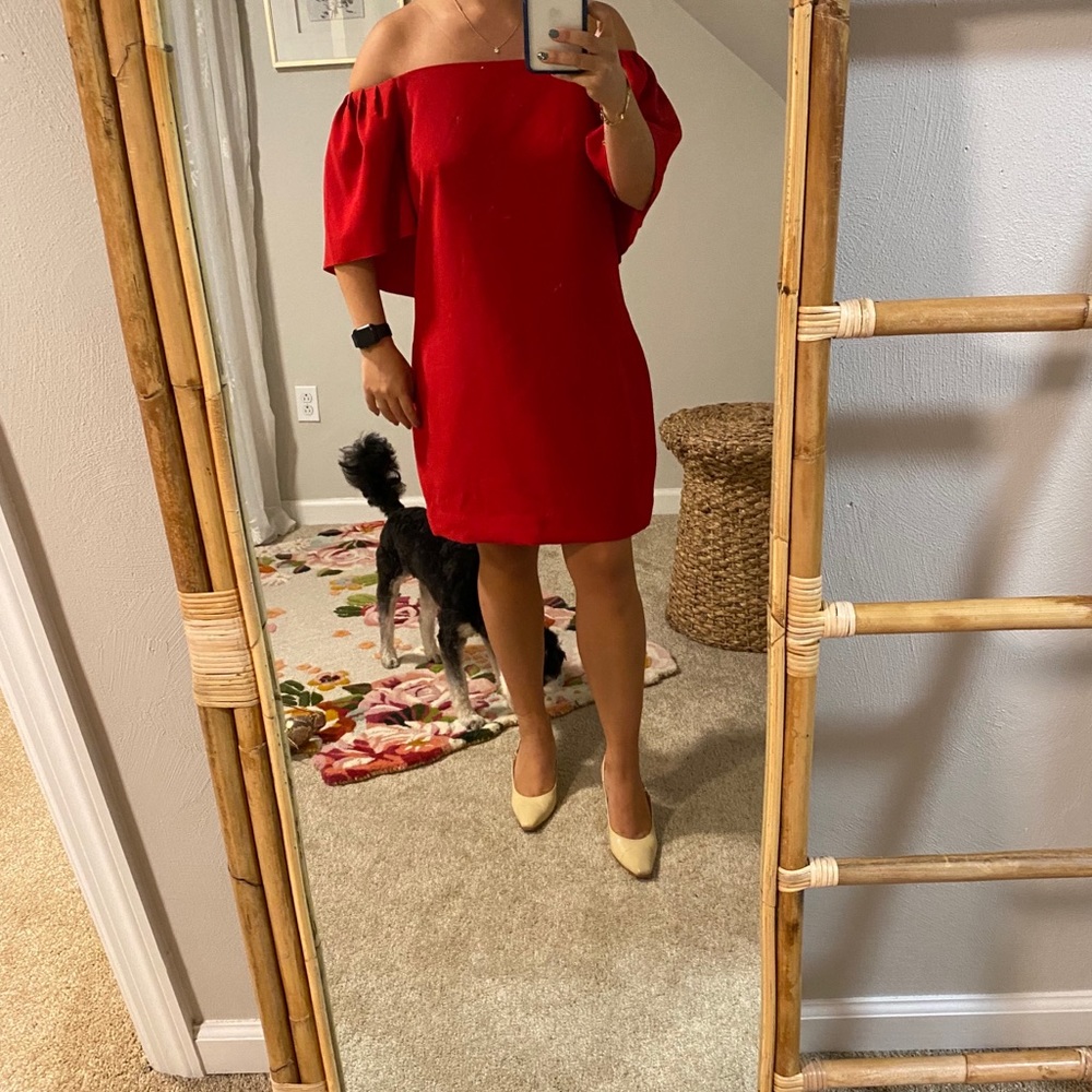 Red dress
